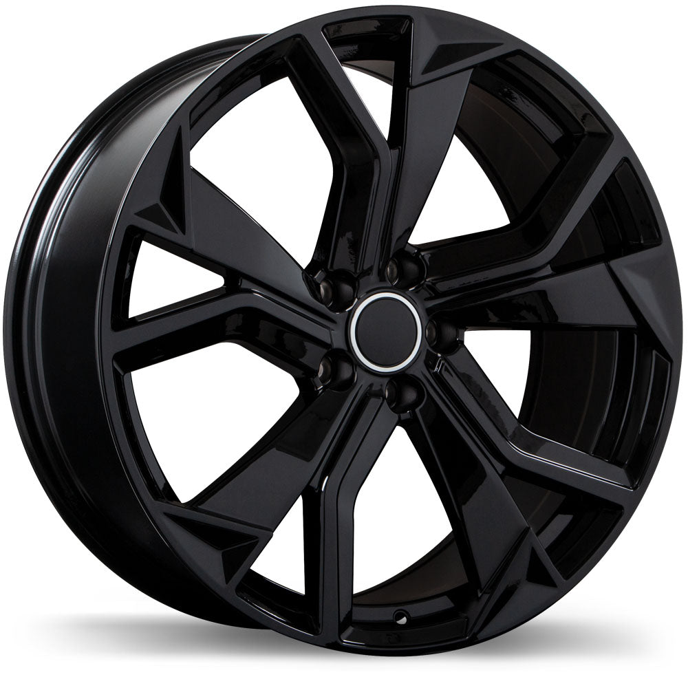 Replika R252 Gloss Black 5x112 18x8.0  et39 66.5