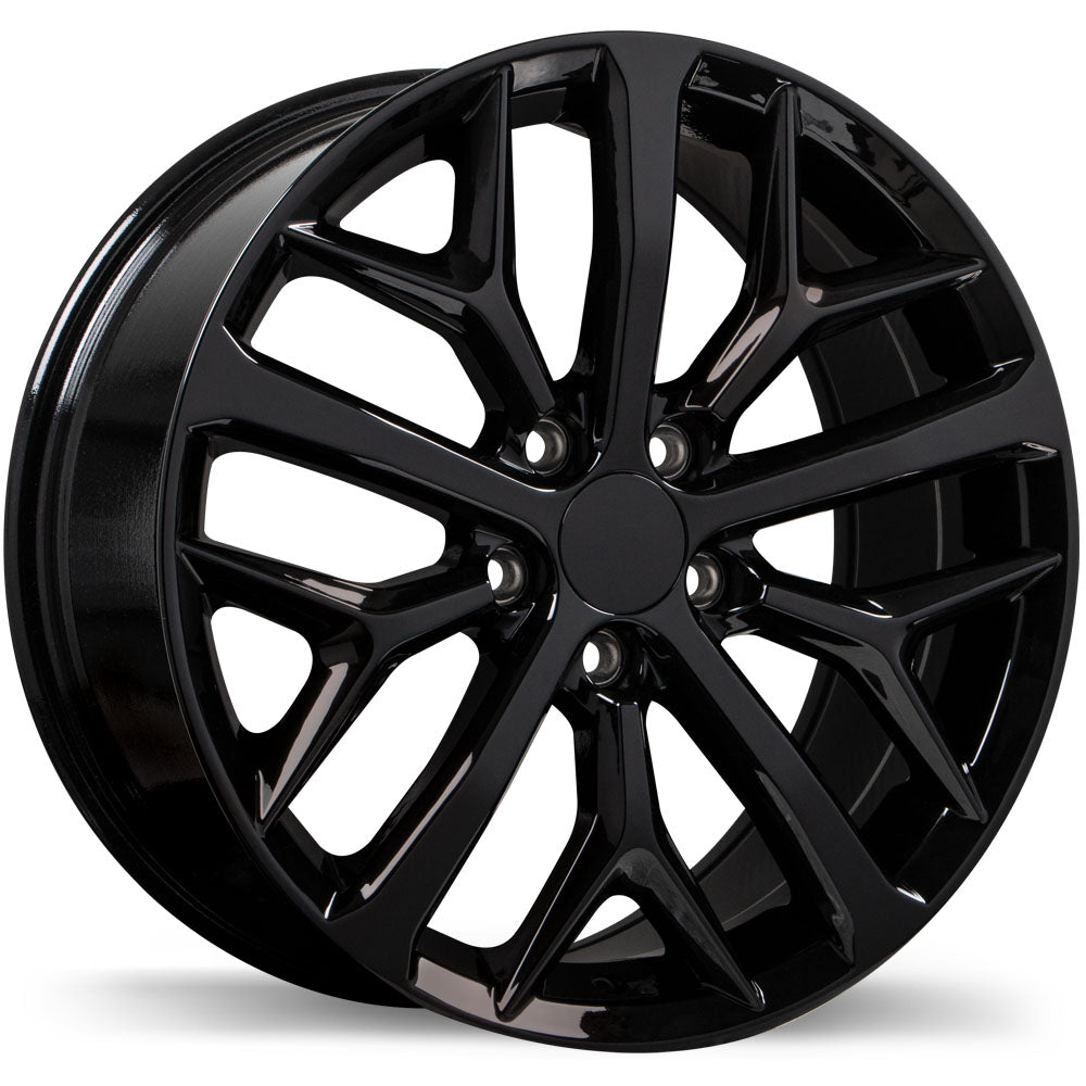 Replika R257 Gloss Black 5x114.3 18x8.0  et50 64.1