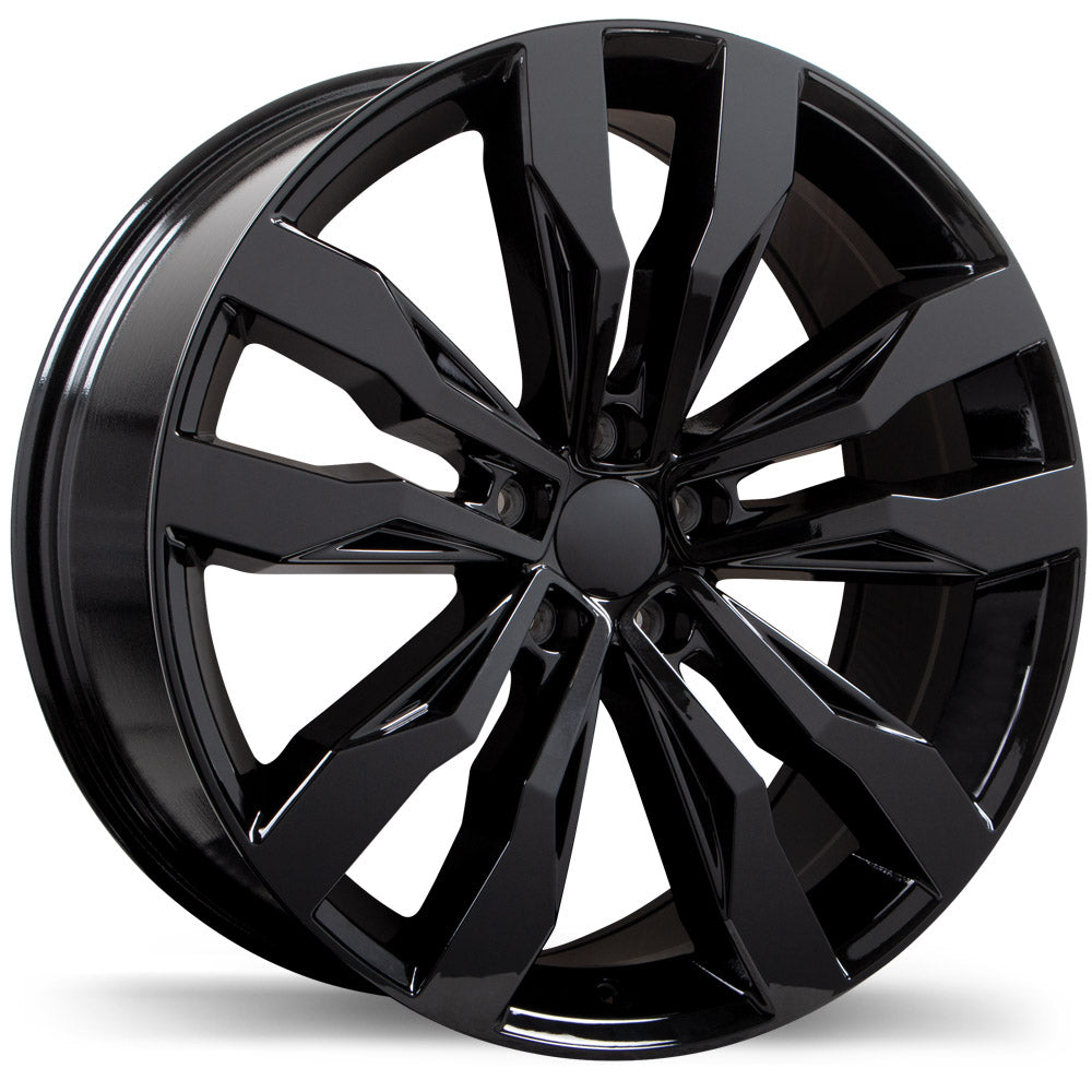 Replika R260 Gloss Black 5x112 20x8.5  et34 57.1