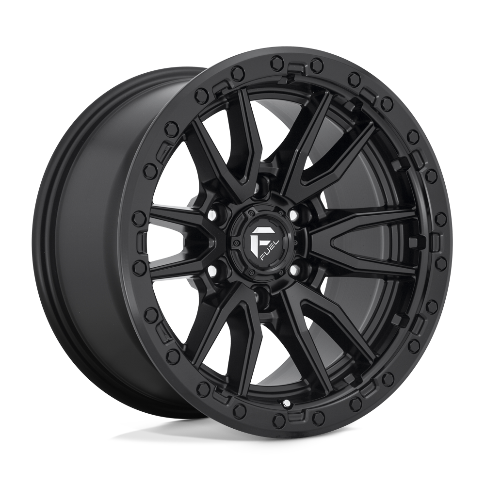 Fuel 1PC D679 REBEL MATTE BLACK 22X10 6x139.7 et-13 106.1