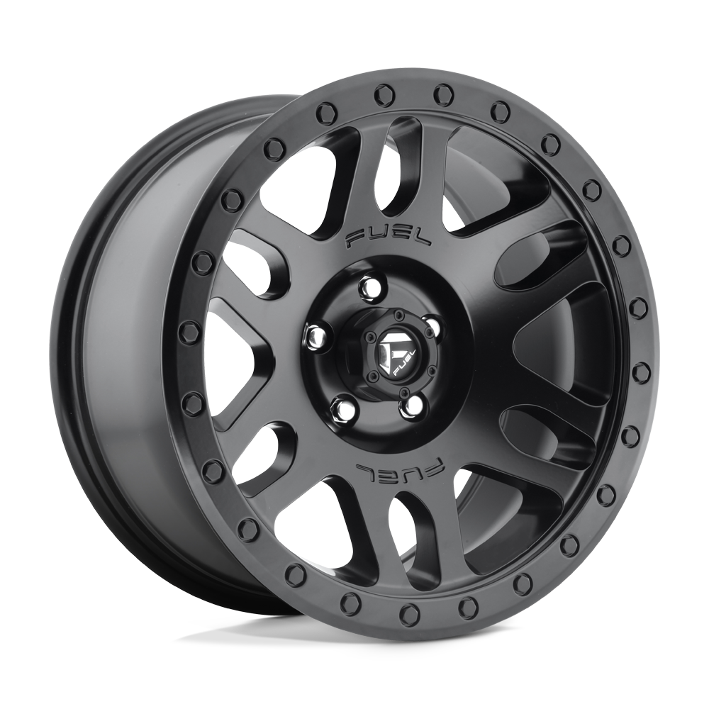 Fuel 1PC D584 RECOIL MATTE BLACK 17X8.5 5x127 et-6 78.1