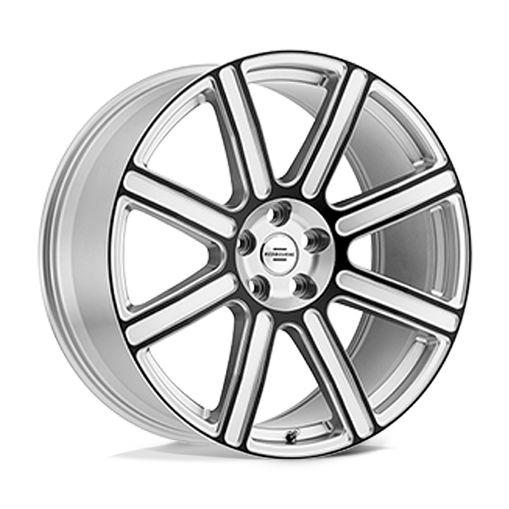 RedBourne WILKS SILVER W/ GLOSS BLACK FACE 22X10 5x120 et37 72.56