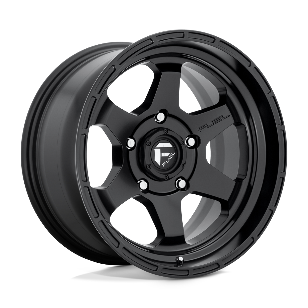 Fuel 1PC D664 SHOK MATTE BLACK 17X9 6x139.7 et1 106.1