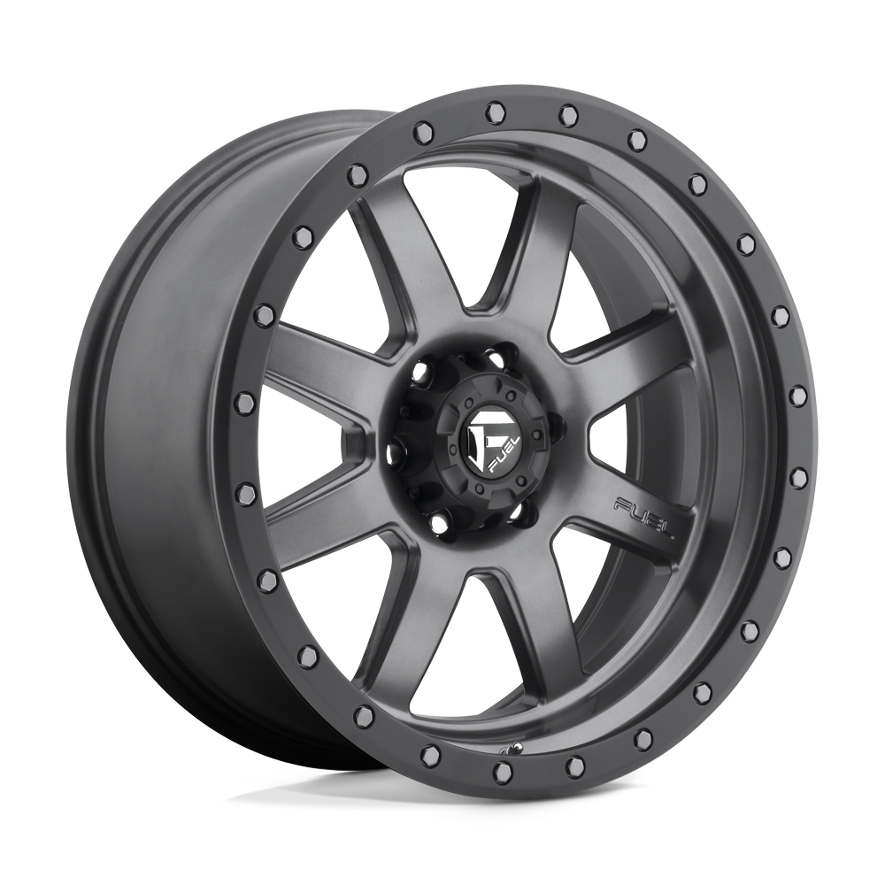 Fuel 1PC D552 TROPHY MATTE GUN METAL BLACK BEAD RING 17X8.5 6x139.7 et6 108