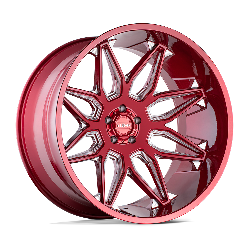 Tuff T3B CANDY RED 26X14 5x127 et-72 71.5