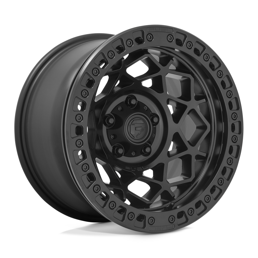 Fuel 1PC D120 UNIT BEADLOCK BLACKOUT 17X9 5x127 et-15 71.5