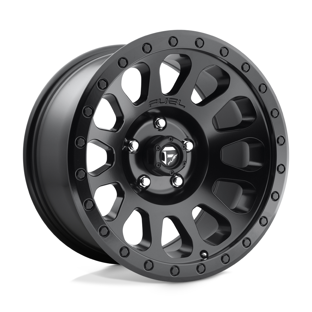 Fuel 1PC D579 VECTOR MATTE BLACK 17X9 5x127 et-12 78.1