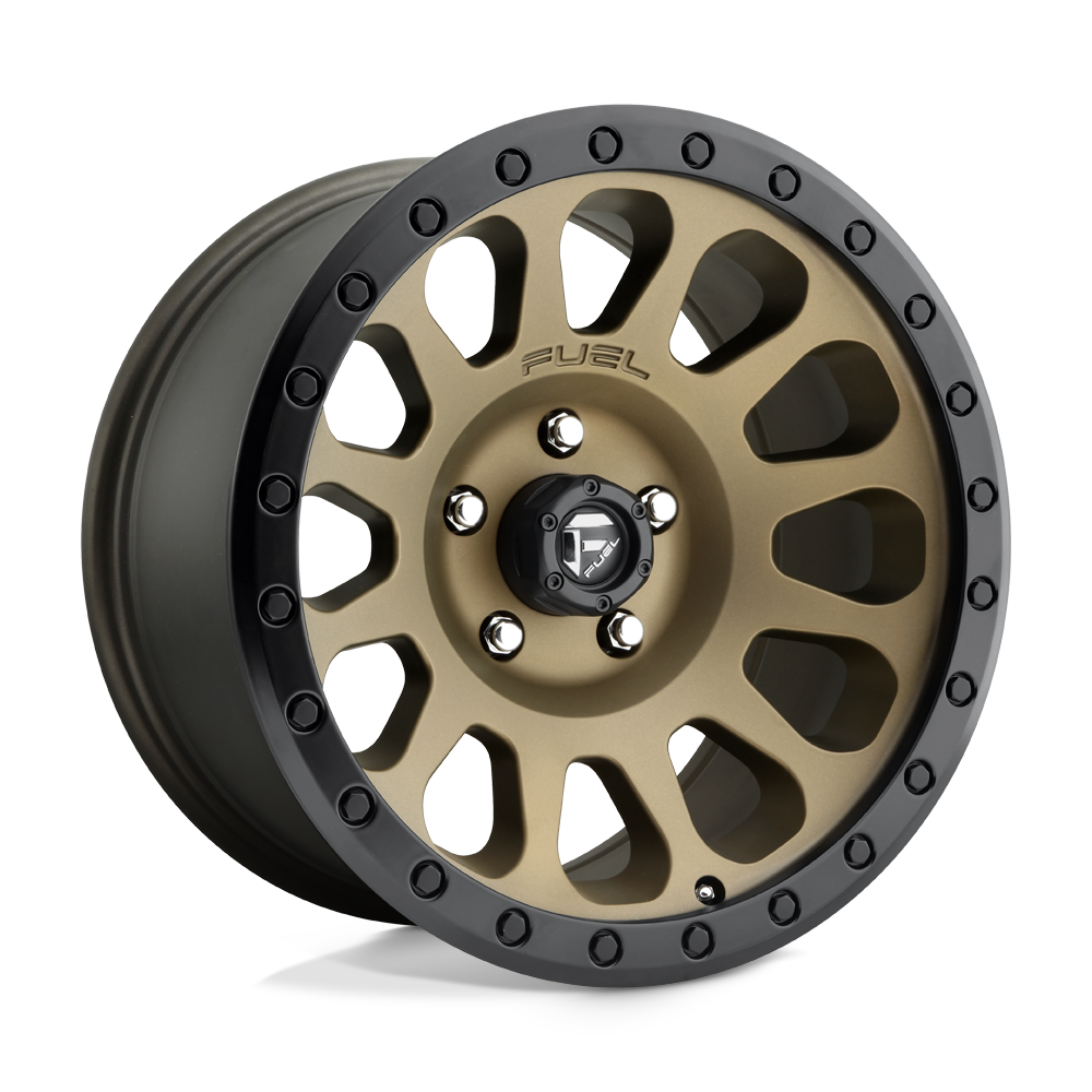 Fuel 1PC D600 VECTOR MATTE BRONZE BLACK BEAD RING 17X8.5 6x139.7 et7 108