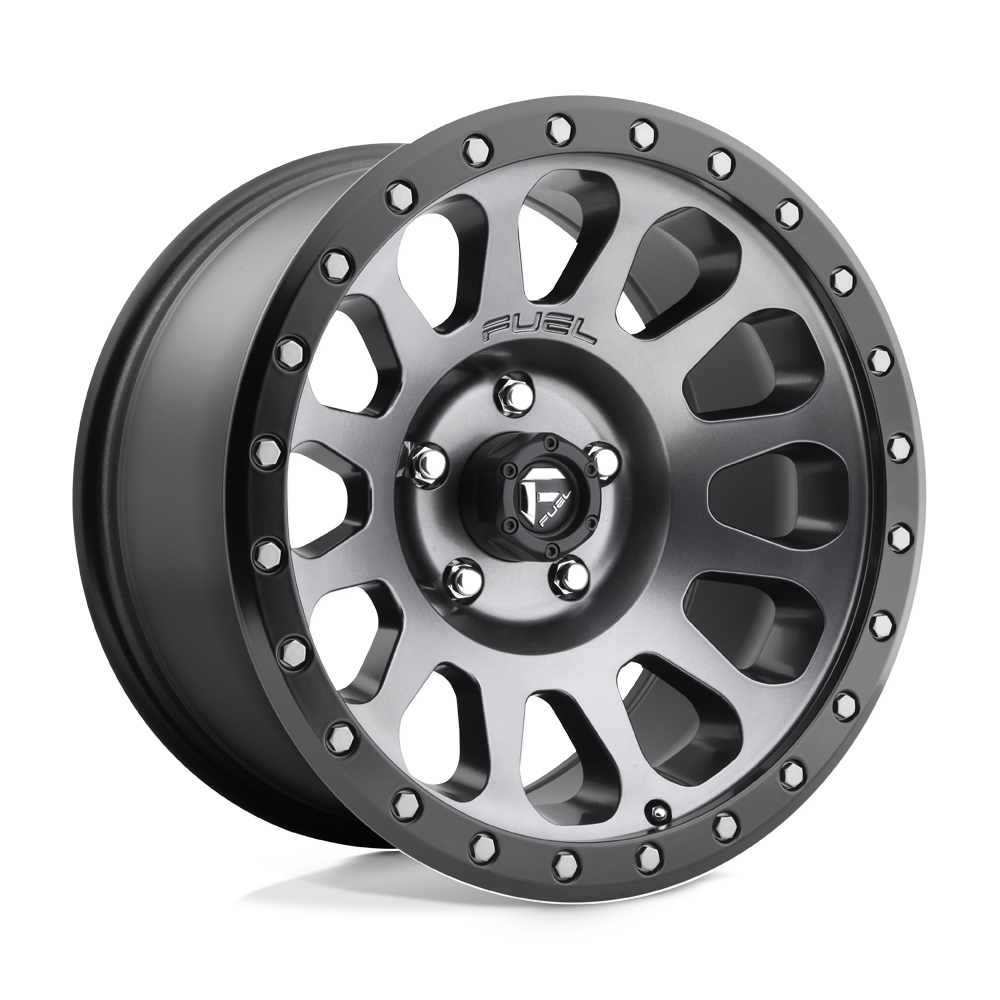 Fuel 1PC D601 VECTOR MATTE GUN METAL BLACK BEAD RING 17X8.5 6x139.7 et7 108