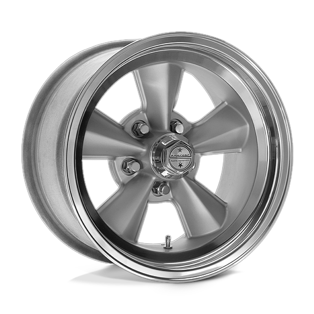 American Racing Vintage VNT70R GUN METAL W/ POLISHED LIP 17X9 5x120.65 et0 72.56