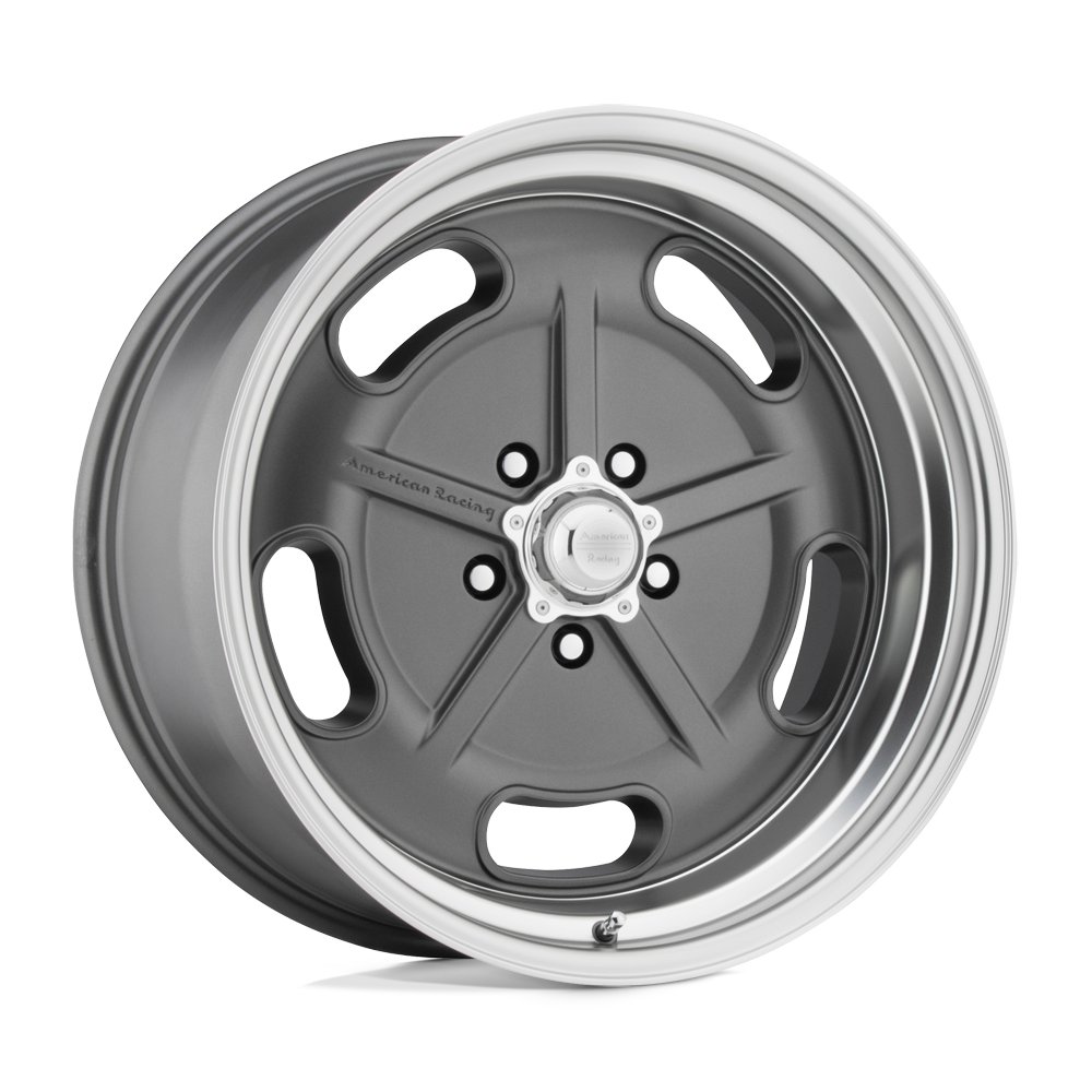 American Racing Vintage VN511 SALT FLAT MAG GRAY W/ DIAMOND CUT LIP 17X7 5x120.65 et0 72.56