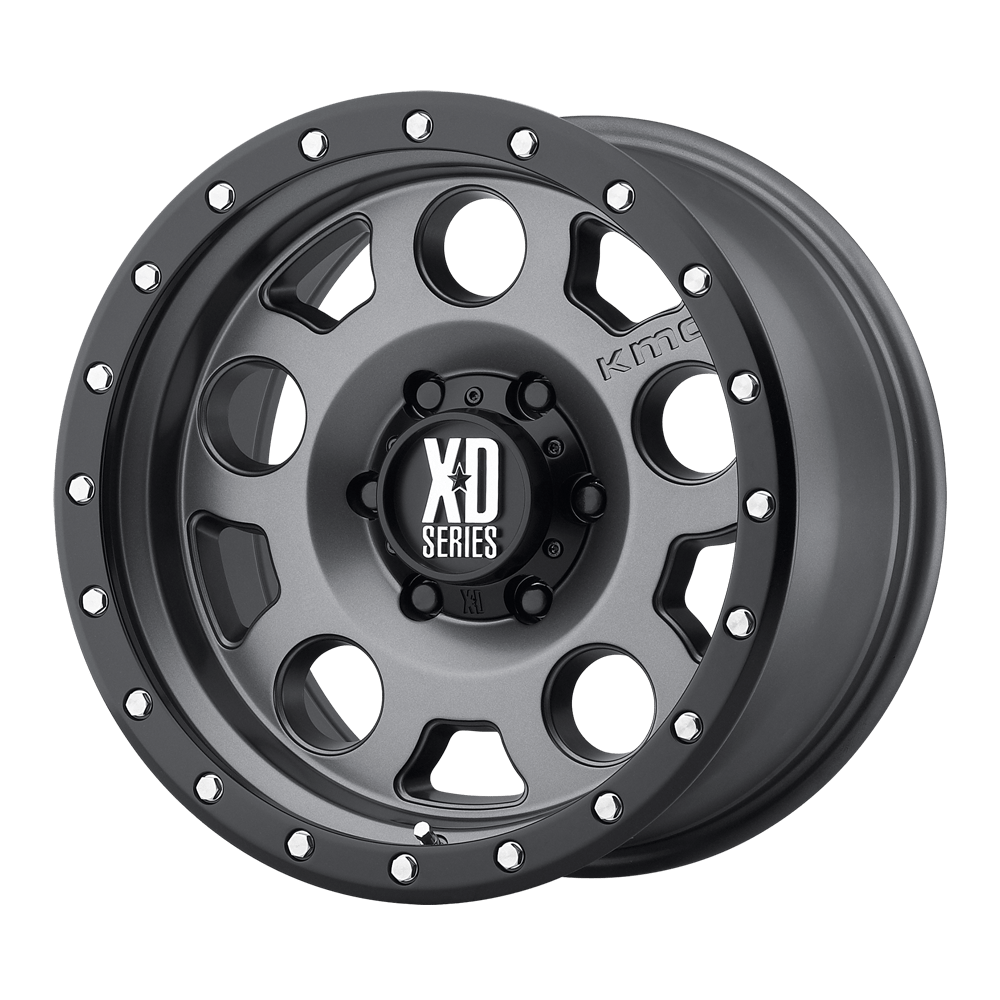 XD XD126 ENDURO PRO MATTE GRAY W/ BLACK RING 20X9 5x127 et18 78.1