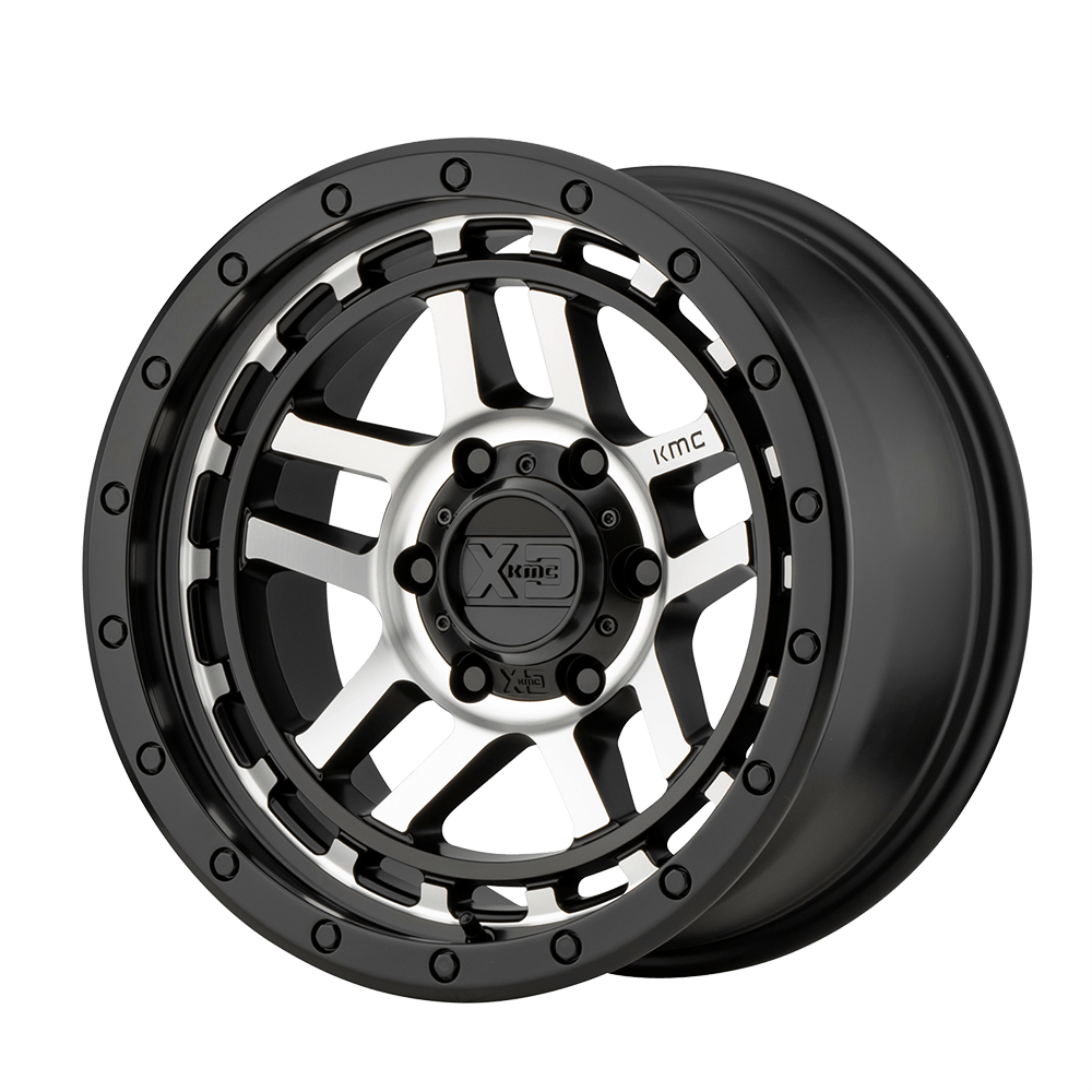 XD XD140 RECON SATIN BLACK MACHINED 17X9 5x127 et-12 78.1