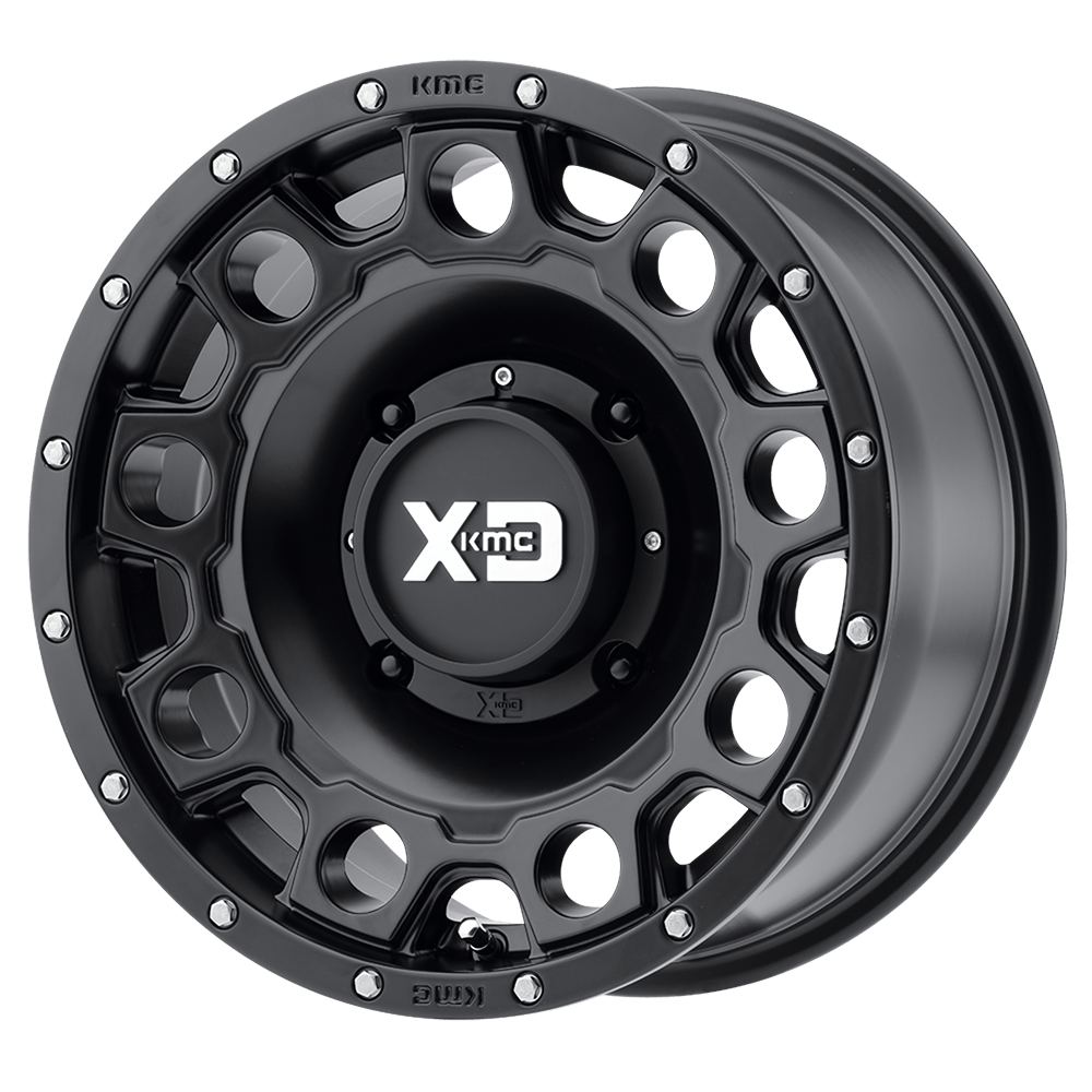 XD Powersports XS129 HOLESHOT SATIN BLACK 14X7 4x110 et10 86