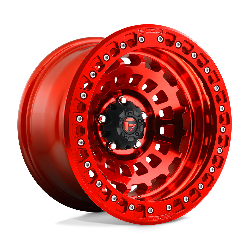 Fuel 1PC D100 ZEPHYR BEADLOCK CANDY RED 17X9 5x127 et-38 71.5