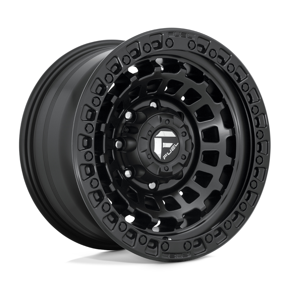 Fuel 1PC D633 ZEPHYR MATTE BLACK 17X9 8x165.1 et-12 125.1