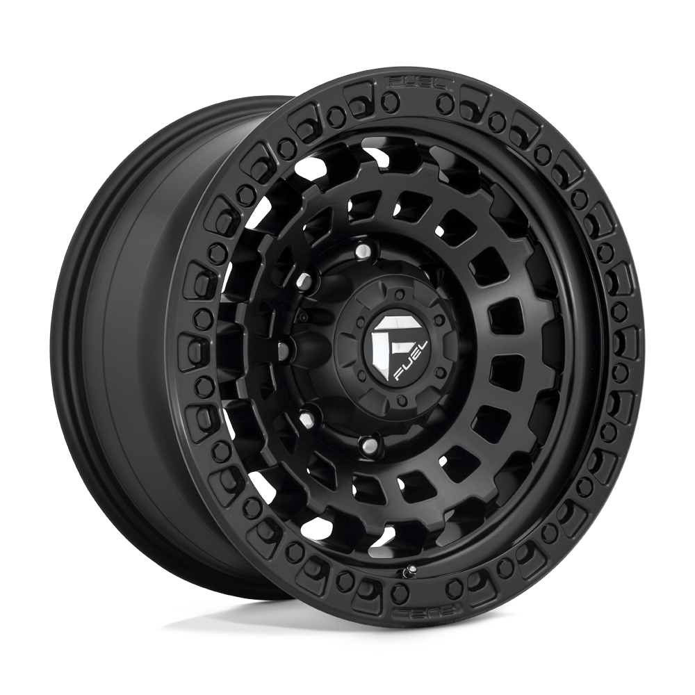 Fuel 1PC D633 ZEPHYR MATTE BLACK 17X8.5 5x108 et25 63.36