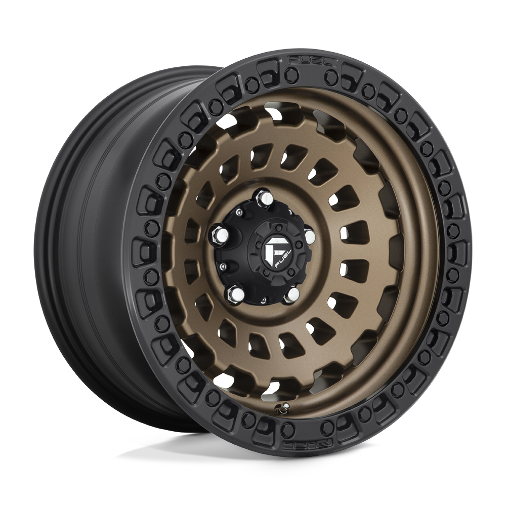 Fuel 1PC D634 ZEPHYR MATTE BRONZE BLACK BEAD RING 17X9 5x127 et-12 71.5