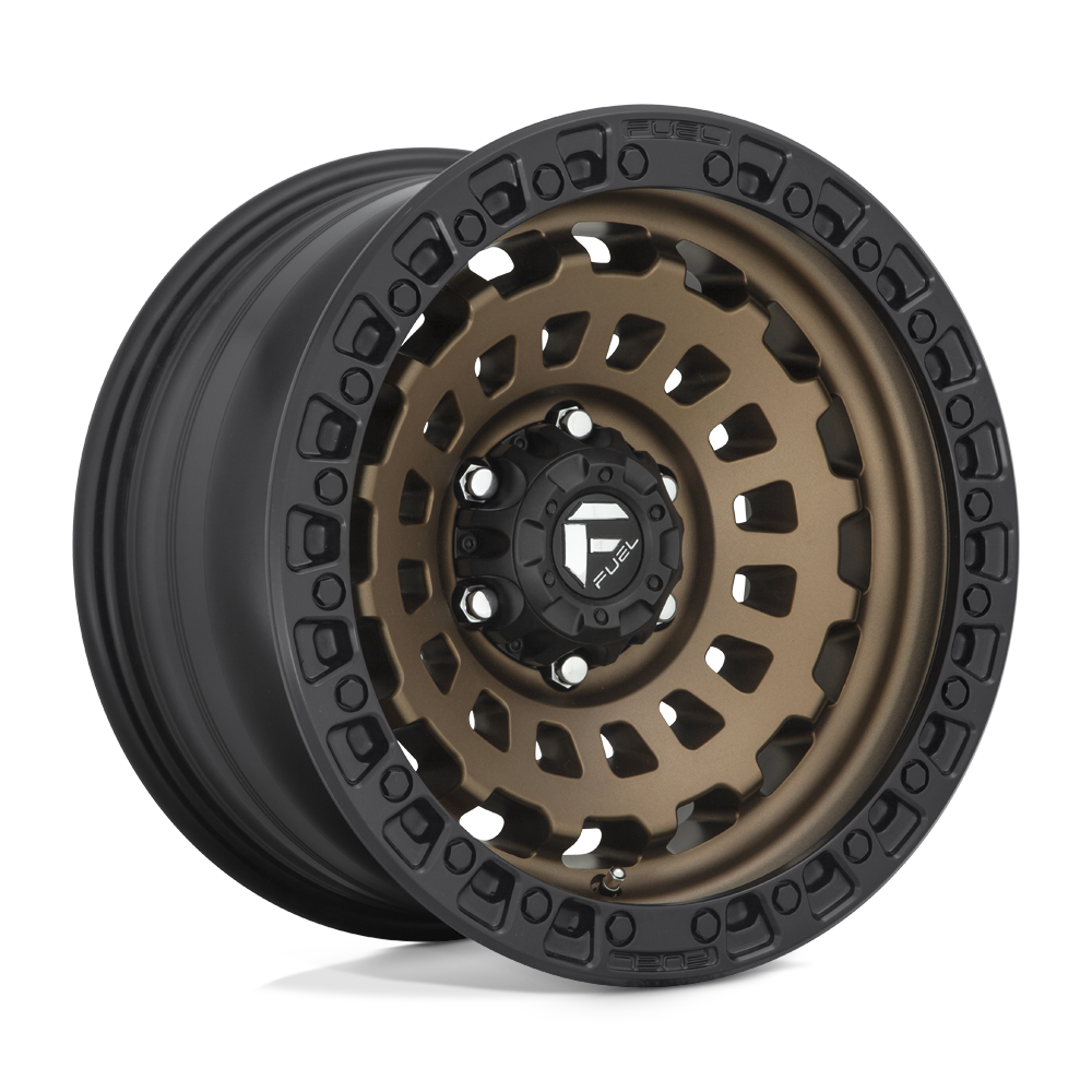 Fuel 1PC D634 ZEPHYR MATTE BRONZE BLACK BEAD RING 17X8.5 5x108 et25 63.36