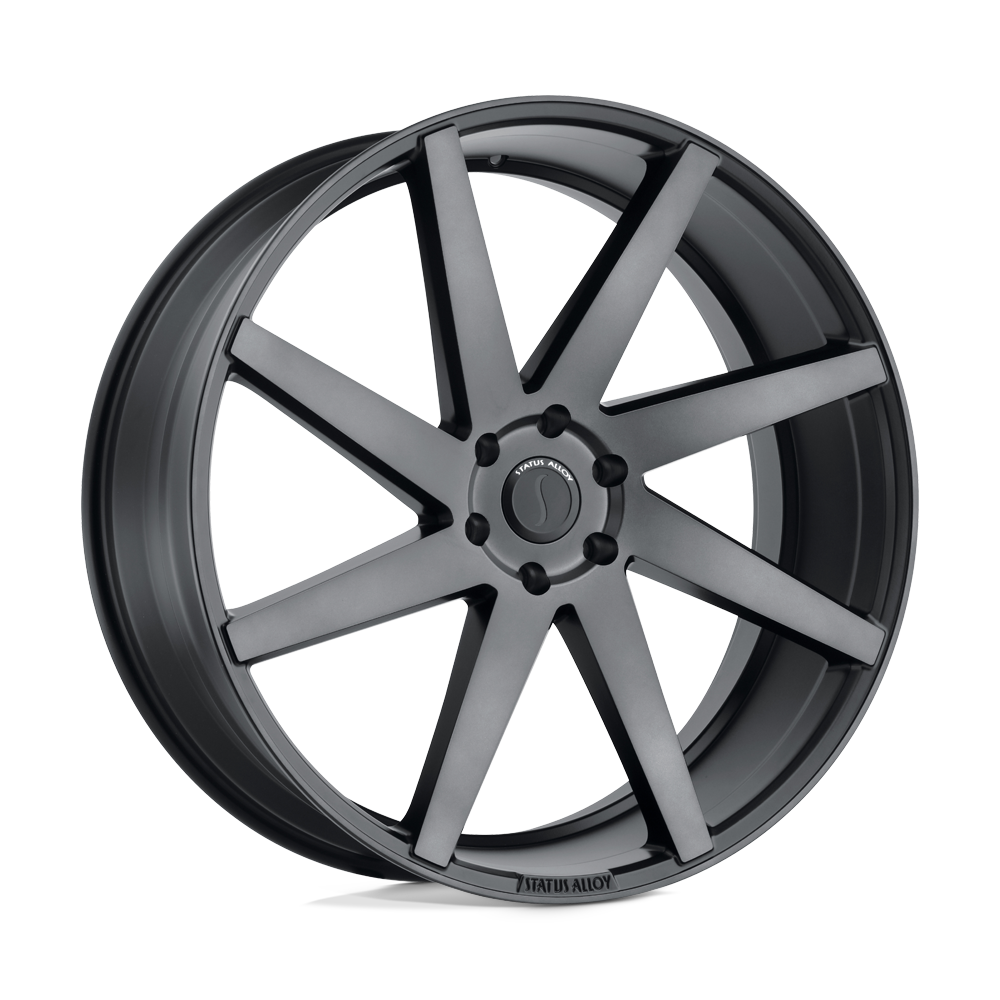 Status BRUTE CARBON GRAPHITE 22X9.5 5x115 et15 76.1