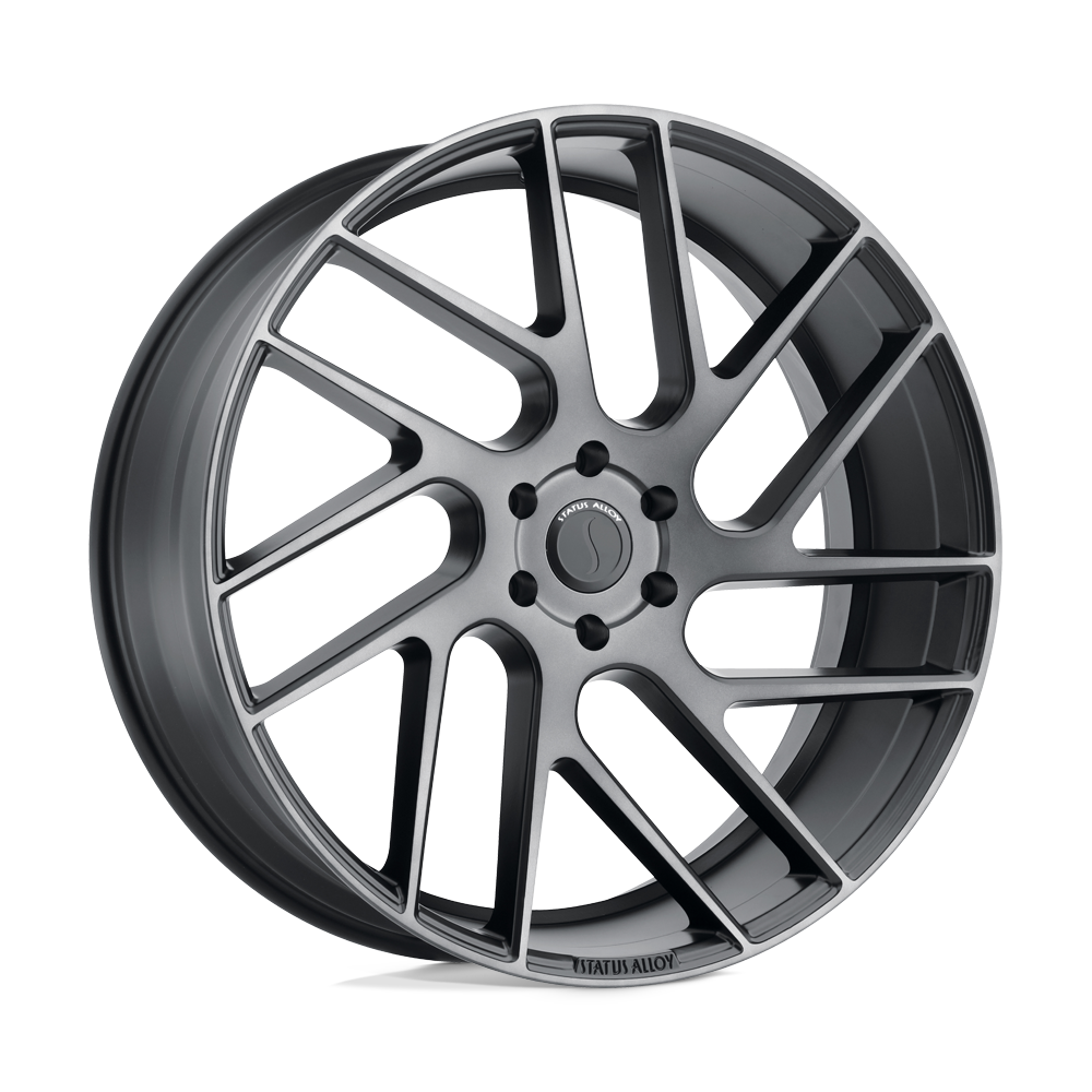 Status JUGGERNAUT CARBON GRAPHITE 22X9.5 5x112 et35 66.56