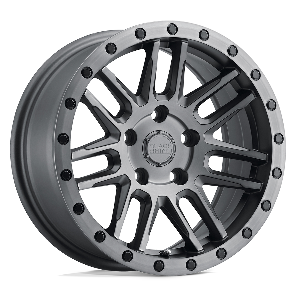 Black Rhino ARCHES MATTE BRUSHED GUNMETAL W/ BLACK BOLTS 17X9.5 6x139.7 et-18 112.1