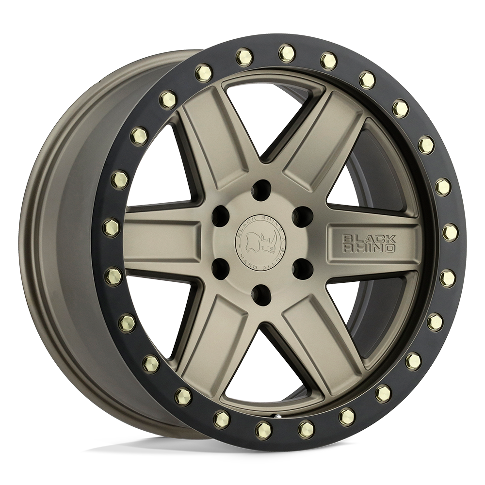 Black Rhino ATTICA MATTE BRONZE W/ BLACK RING 17X9 6x139.7 et-18 112.1