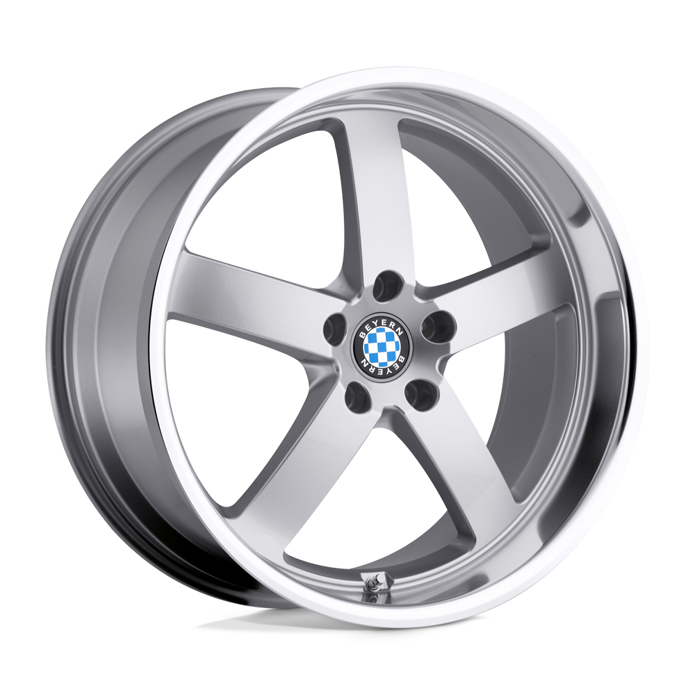 Beyern RAPP SILVER W/ MIRROR CUT LIP 17X8 5x120 et15 74.1