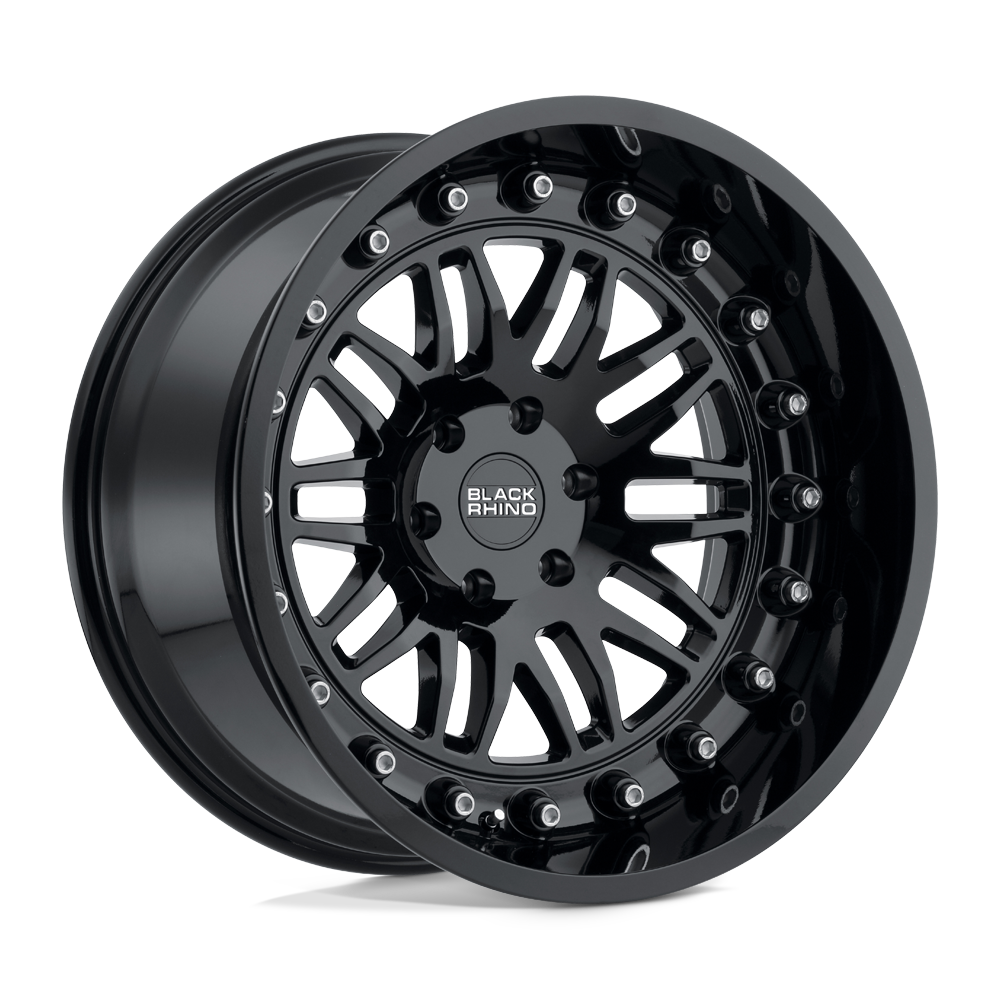 Black Rhino FURY GLOSS BLACK 17X9.5 6x139.7 et12 112.1