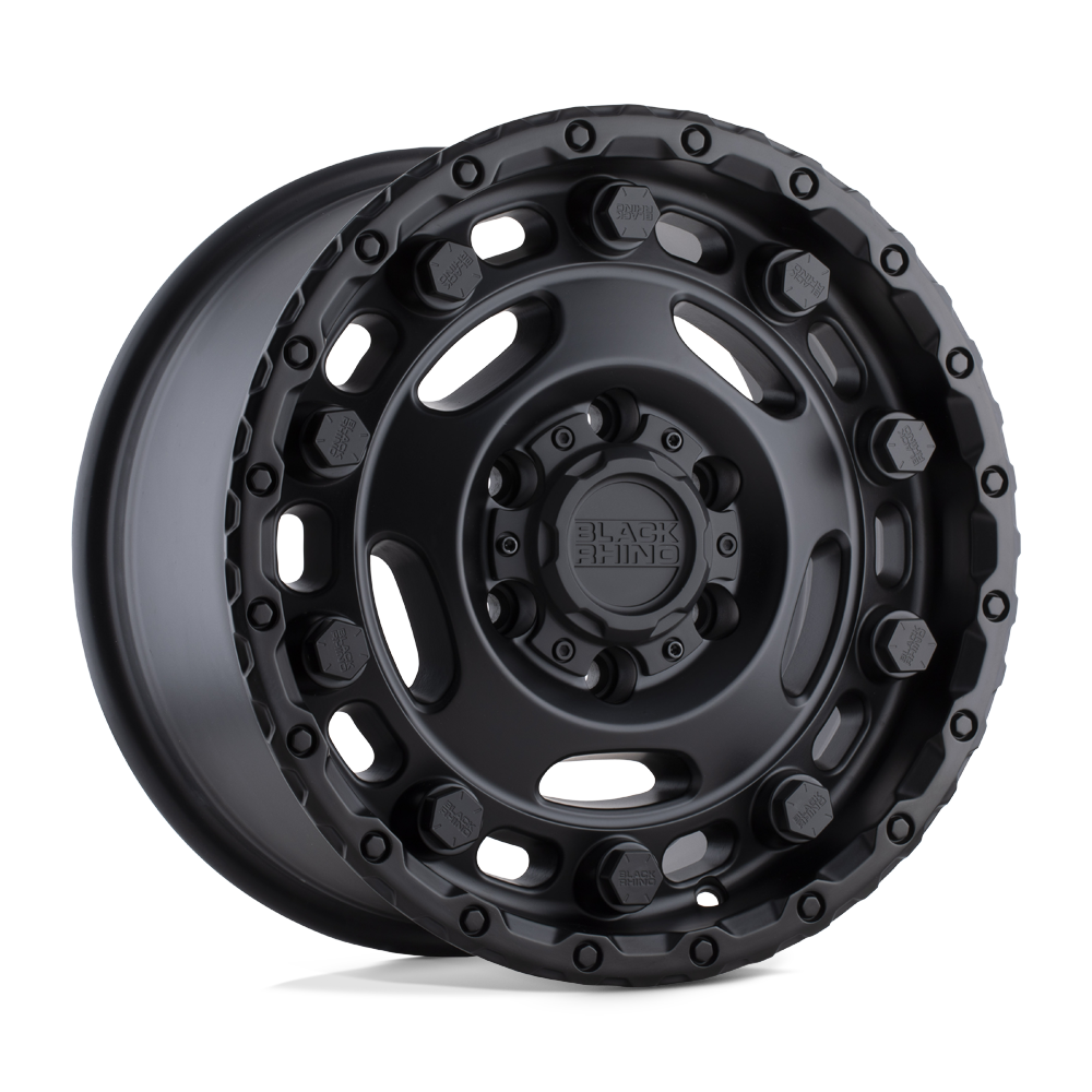 Black Rhino GLACIER MATTE BLACK 17X8 5x160 et45 65.07