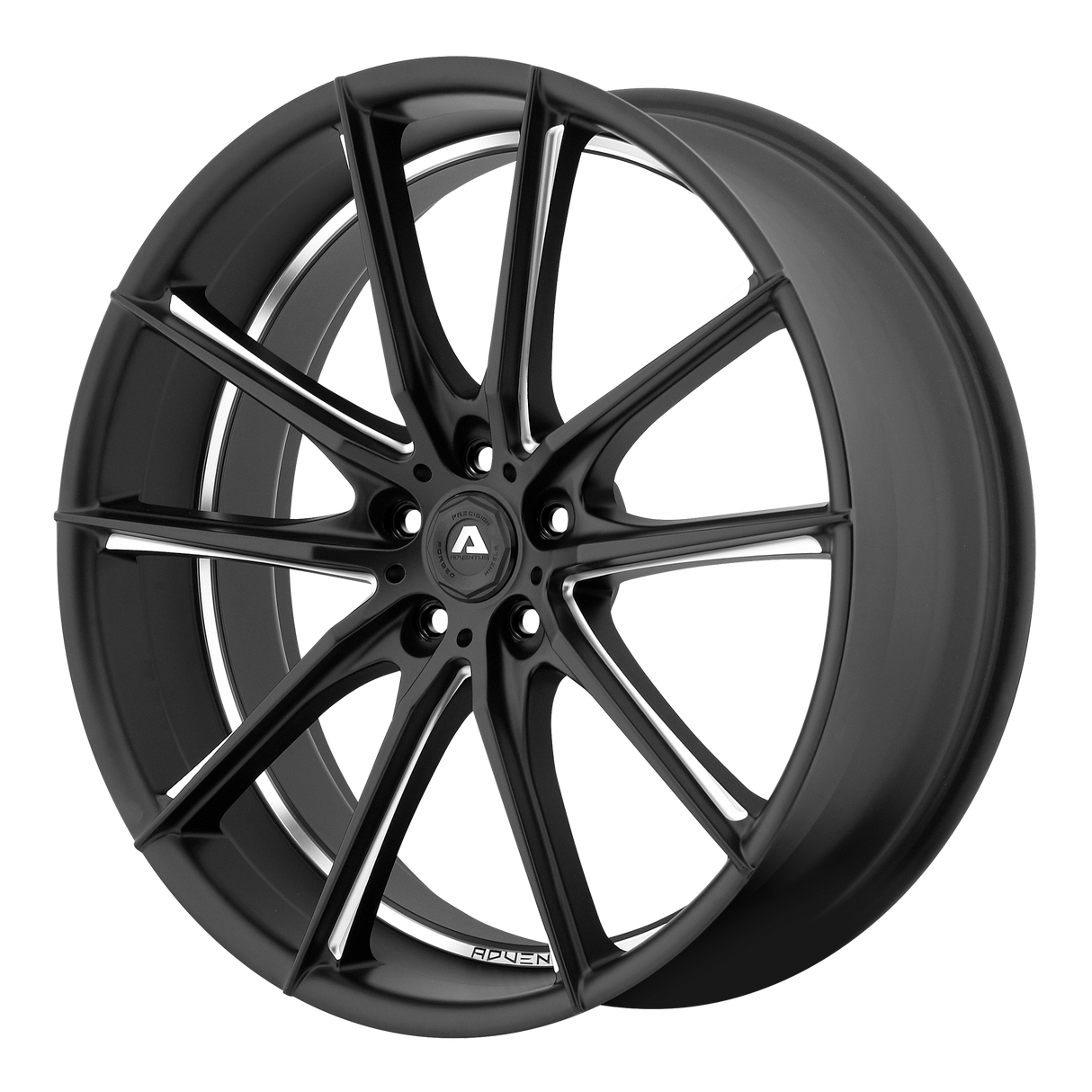 Adventus AVX-10 MATTE BLACK MILLED 20X10 5x120 et35 74.1