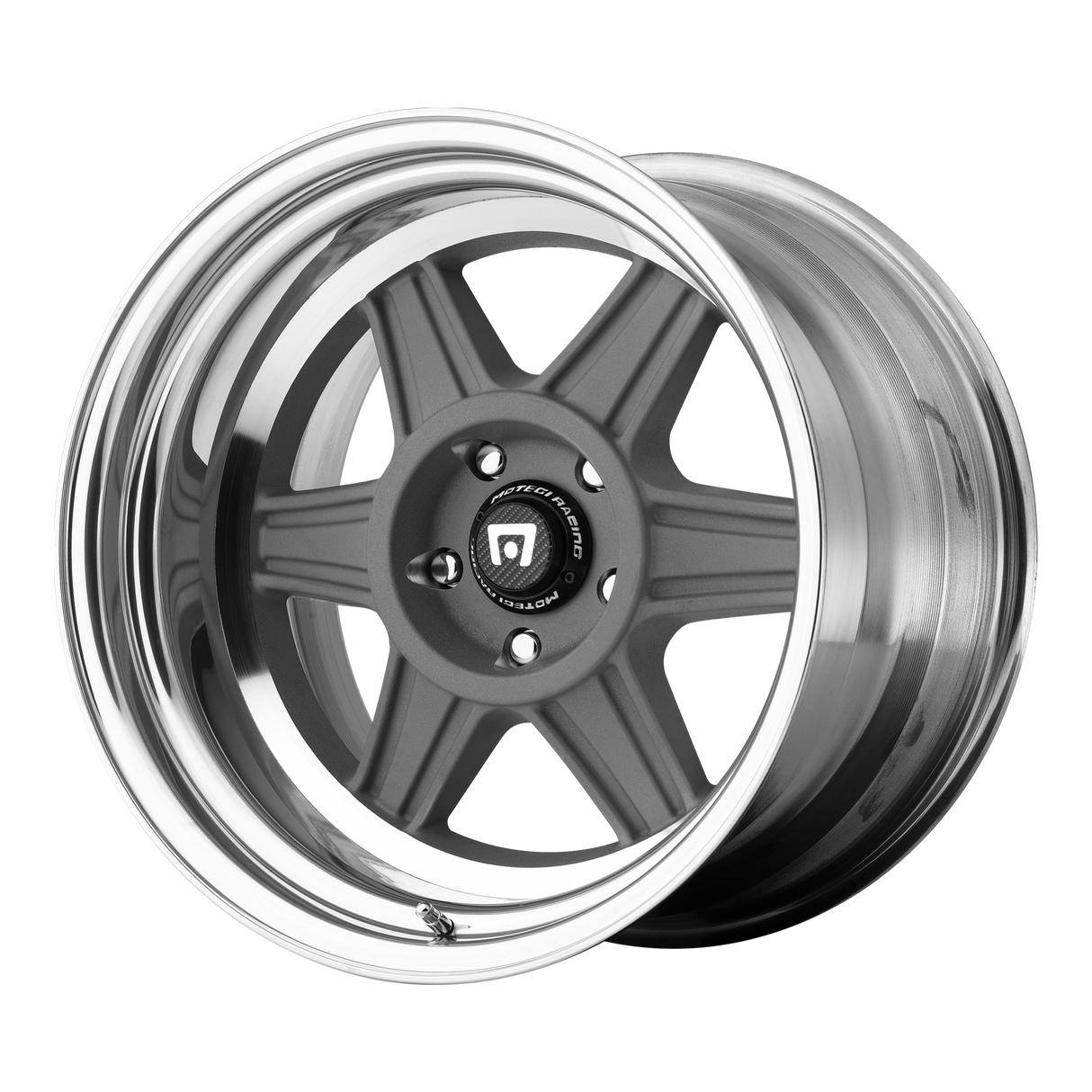 Motegi MR224 MAG GRAY W/ POLISHED BARREL 15X8 BLANK etXX 72.56