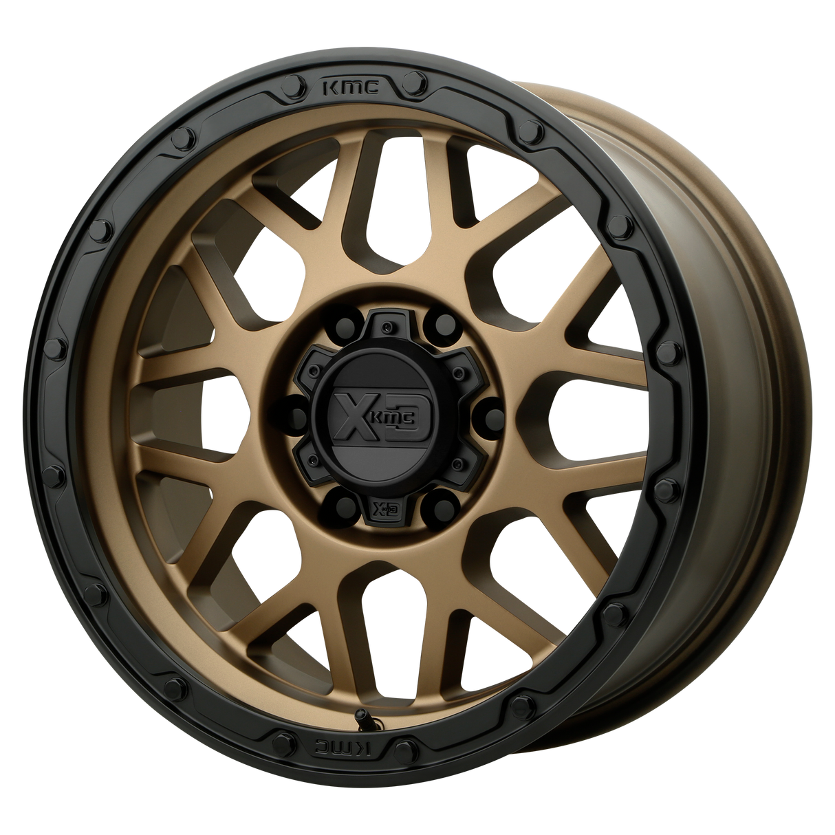 XD XD135 GRENADE OR MATTE BRONZE W/ MATTE BLACK LIP 17X9 6x139.7 et18 106.1