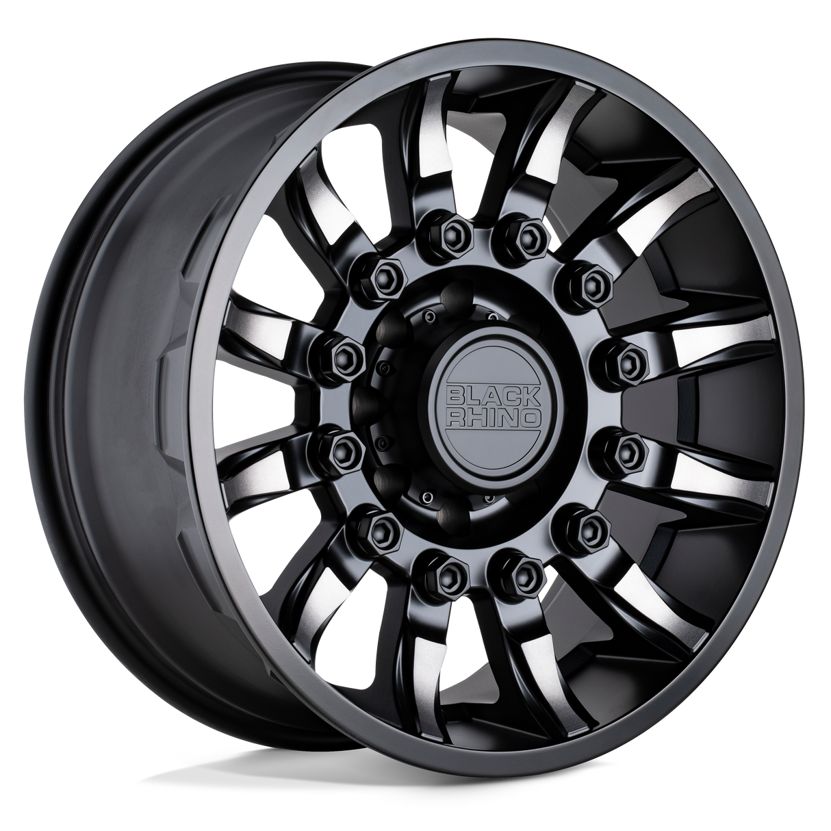 Black Rhino MISSION MATTE BLACK W/ MACHINED TINTED SPOKES 17X8.5 6x139.7 et0 112.1