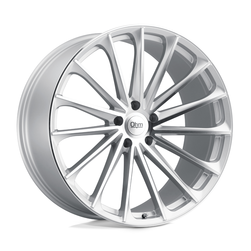 OHM PROTON SILVER W/ MIRROR FACE 22X11 5x120 et30 64.15