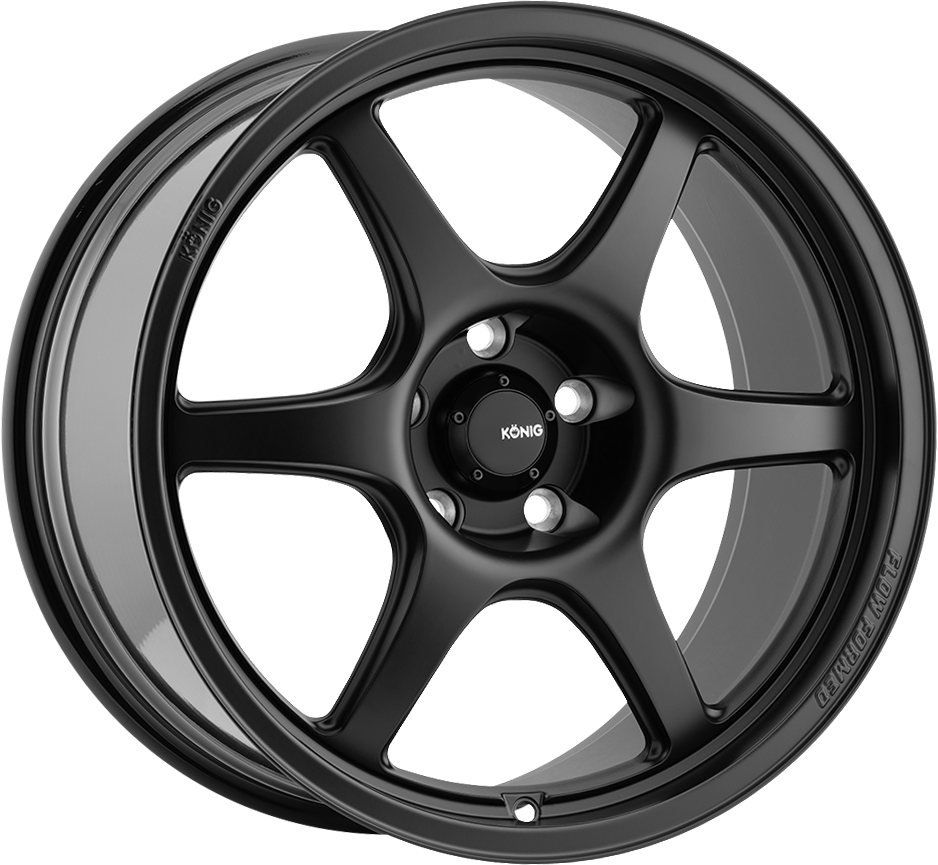 Konig Hexaform Matte Black 18x8.5 5x120 et43 72.6