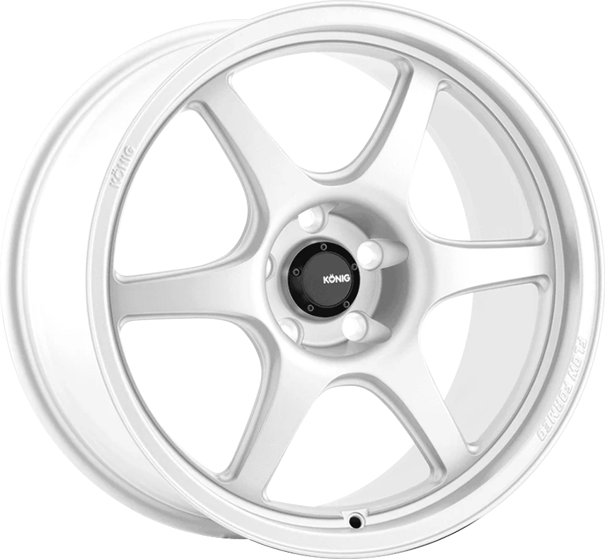 Konig Hexaform Gloss White 18x9.5 5x114.3 et25 73.1