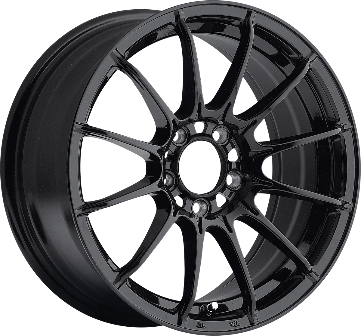 Konig Dial In Gloss Black 15x8 4x100 et25 73.1