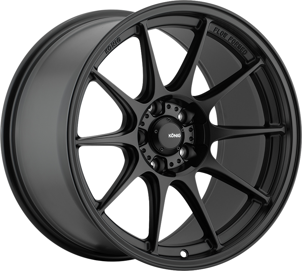 Konig Dekagram Semi Matte Black 19x9.5 5x114.3 et25 73.1