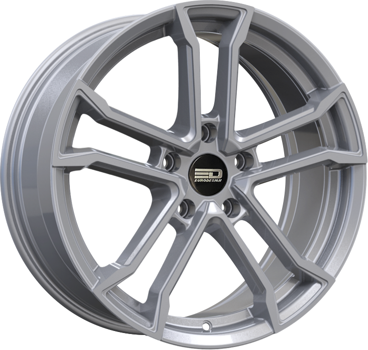 Euro Design Monaco Silver 17x7.5 5x114.3 et40 64.1