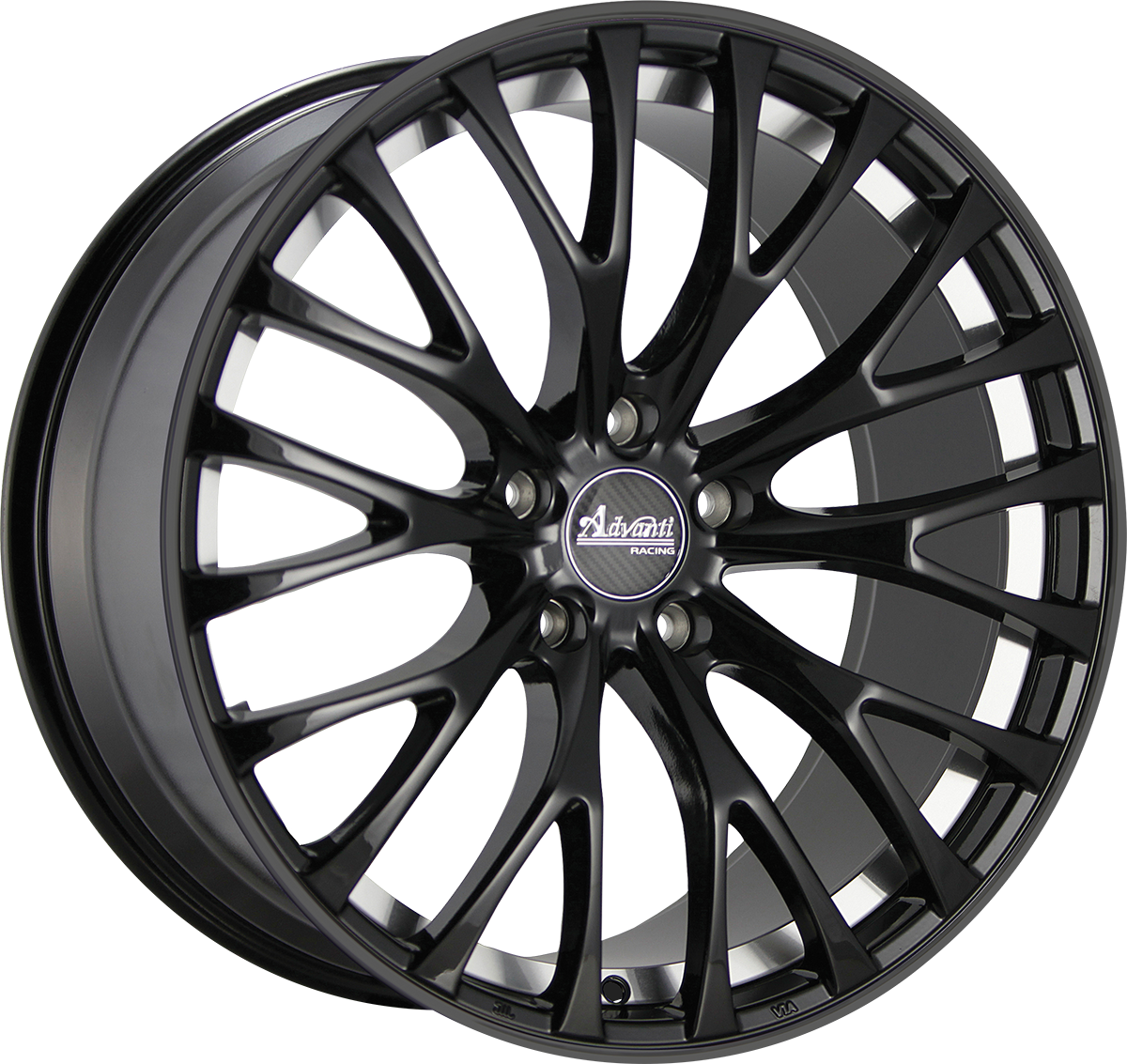 Advanti Fastoso Matte Black w/ Machined Undercut 19x9.5 5x120 et45 74.1