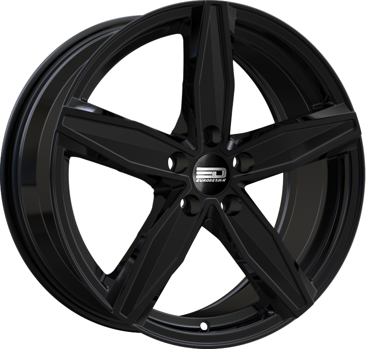 Euro Design Berlin Gloss Black 17x7.5 5x114.3 et42 67.1