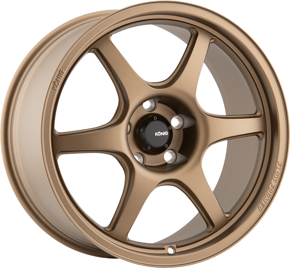 Konig Hexaform Matte Bronze 17x8 4x108 et40 73.1