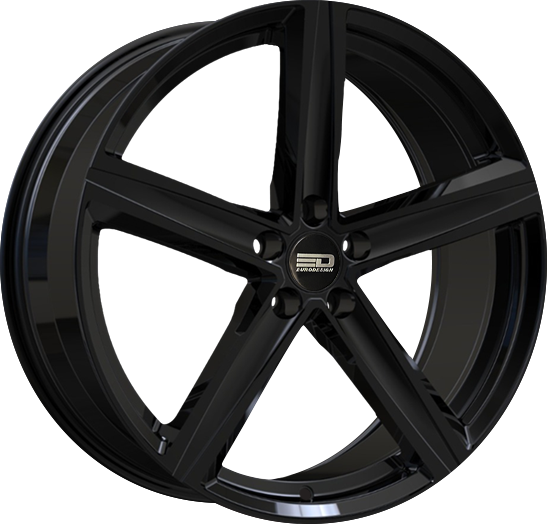 Euro Design Spa Gloss Black 17x7.5 5x114.3 et45 56.1