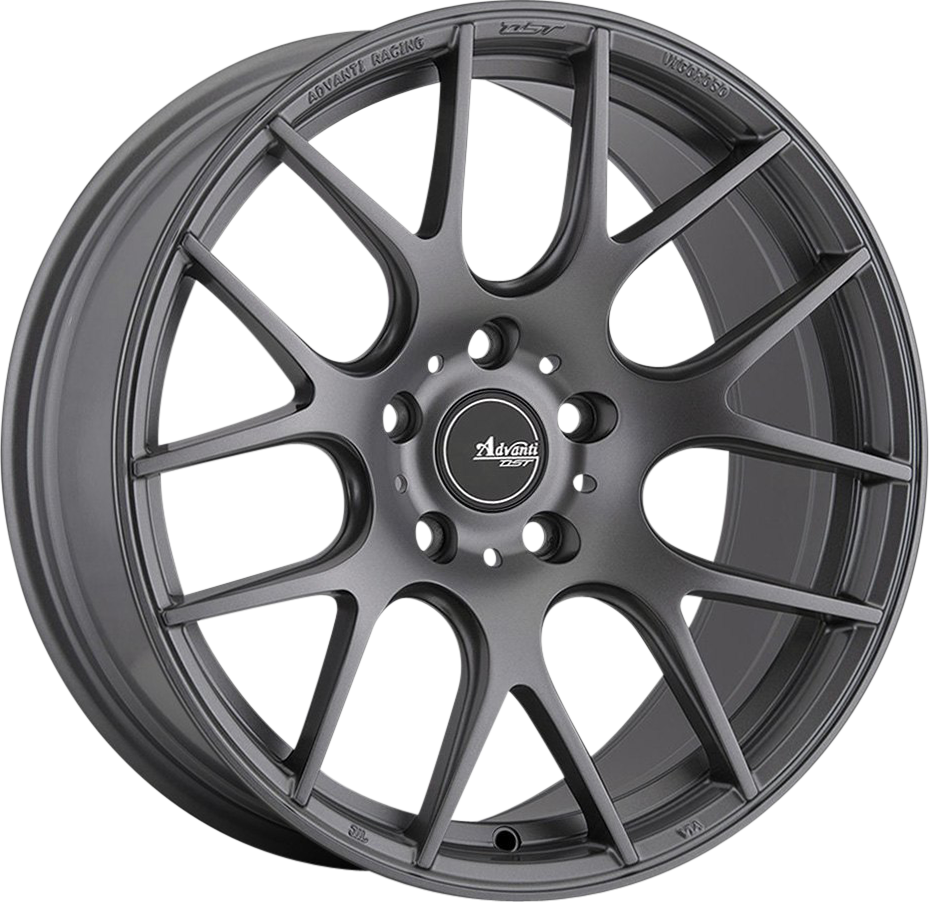 Advanti Vigoroso V1 Matte Graphite 18x9.5 5x112 et35 66.6