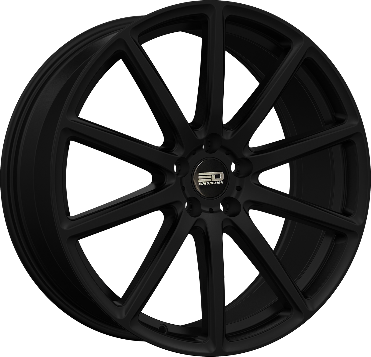 Euro Design Legend Matte Black 17x7.5 5x112 et35 66.6