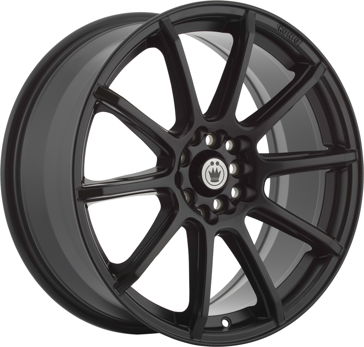 Konig Control Matte Black 18x8 5x100/5x114.3 et45 73.1