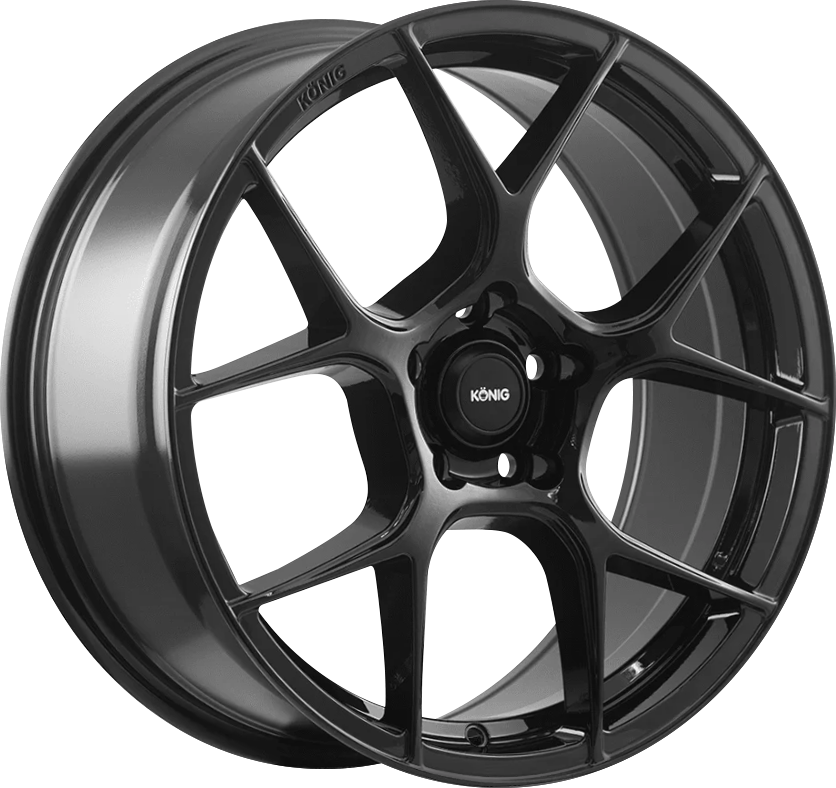 Konig Diverge Gloss Black 19x8.5 5x120 et35 72.6