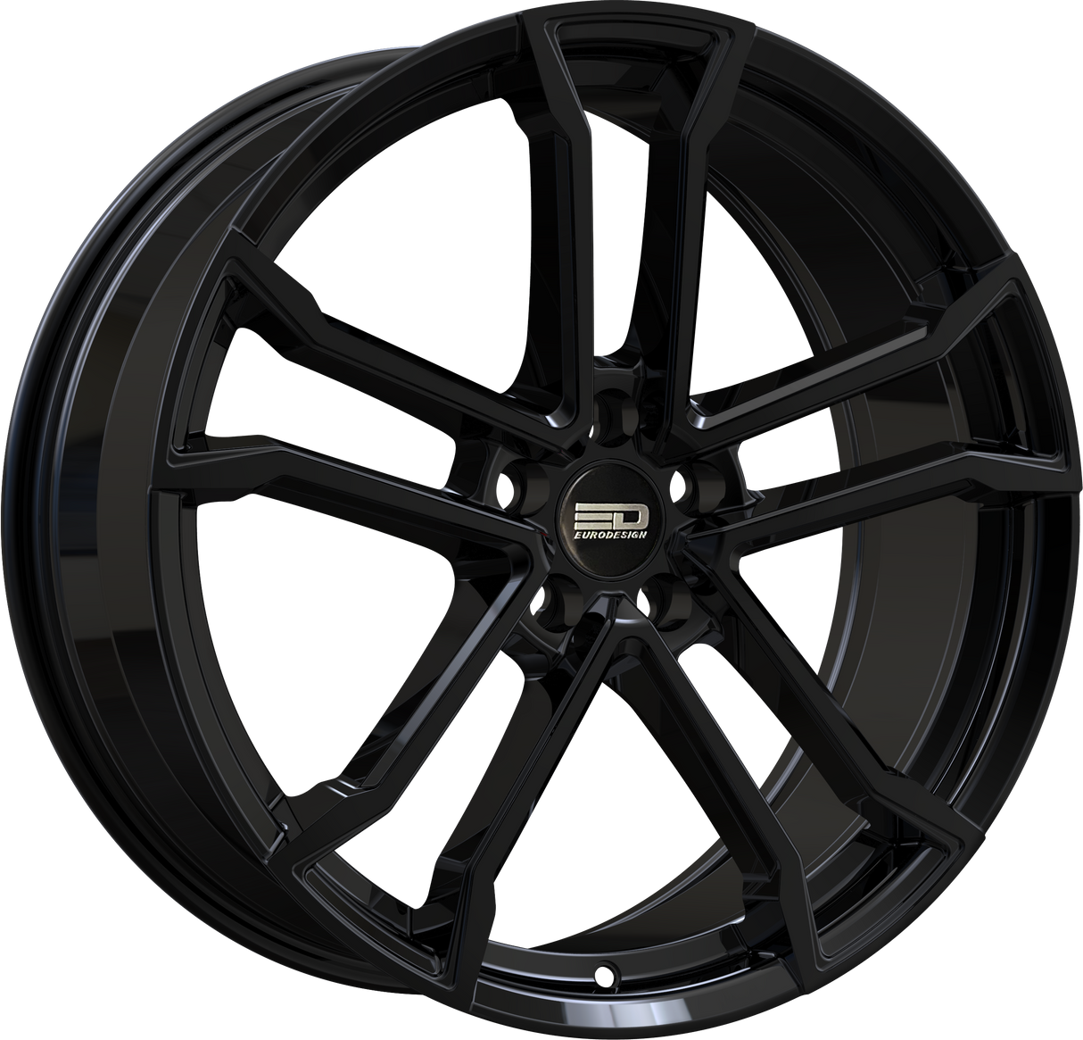 Euro Design Monaco Gloss Black 17x7.5 5x114.3 et40 66.1