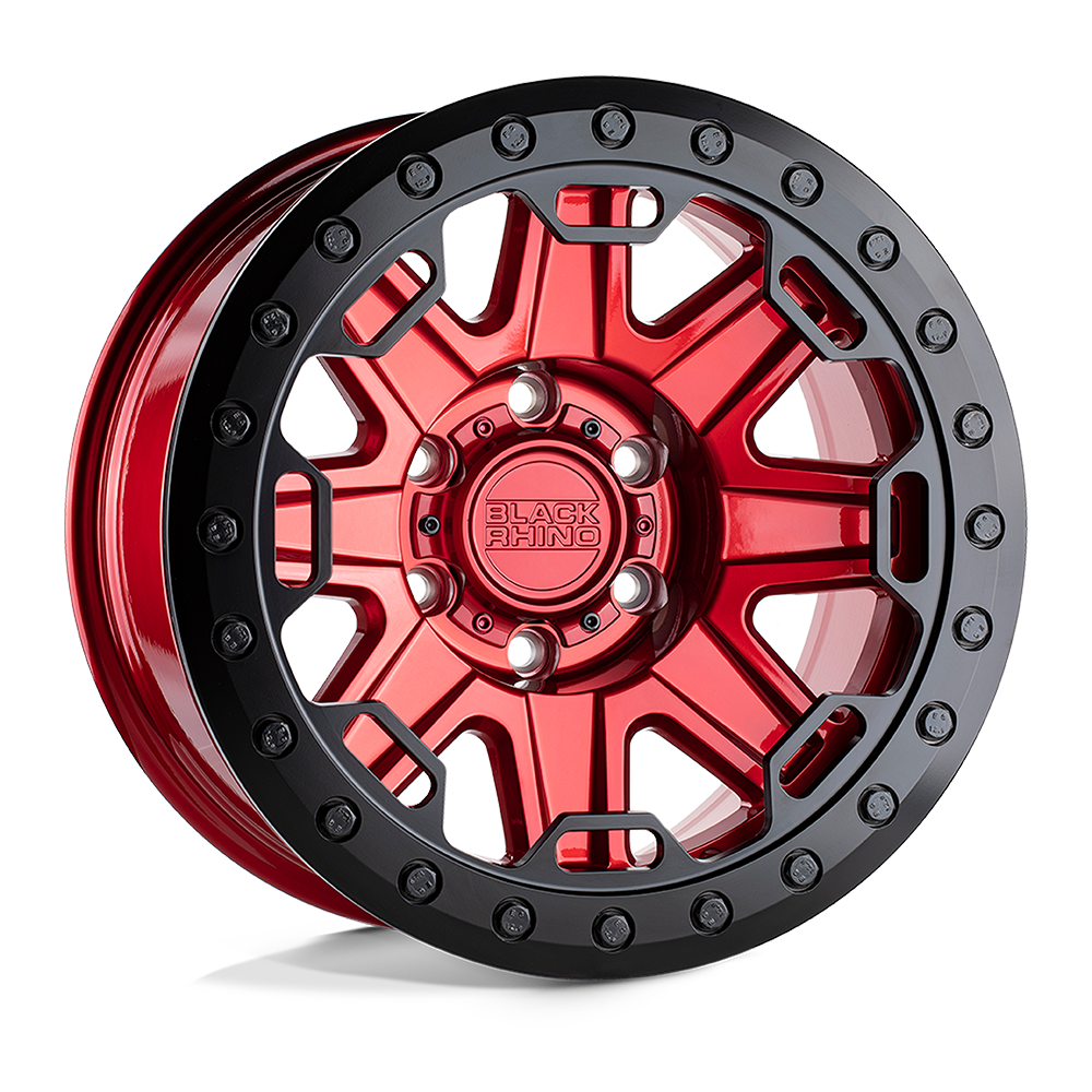 Black Rhino RIFT BEADLOCK CANDY RED W/ BLACK RING 17X8.5 6x135 et0 87.1